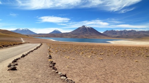 Laguna Miscanti in the Atacama Desert in Chile