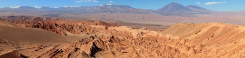 The Valle de la Muerte in Chile