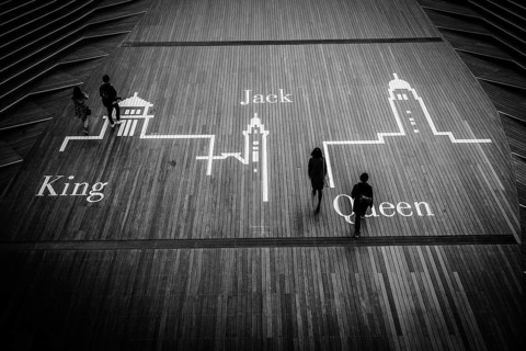 Yokohama Universitys Bridge landscape (monochrome). Shooting Location: Yokohama-city kanagawa
