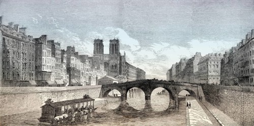 Pont Saint-Michel, Paris, France, 1857, Europe