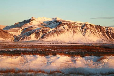 Arnarstapi at the Snäfellsnes Peninsula, Iceland, Europe in Winter, Europe