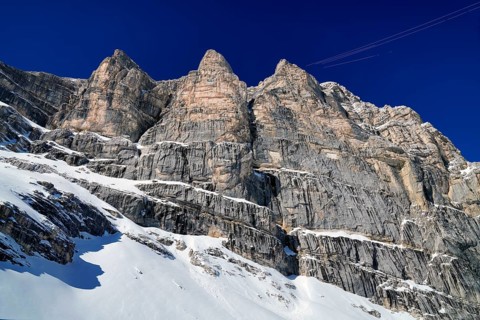 Tofana di Mezzo, Cortina d'Ampezzo, Dolomites, Province of Belluno, Veneto Region, Italy, Europe