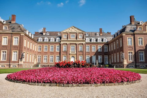Schloss Nordkirchen, genannt Westfälisches Versailles, in Nordkirchen Deutschland