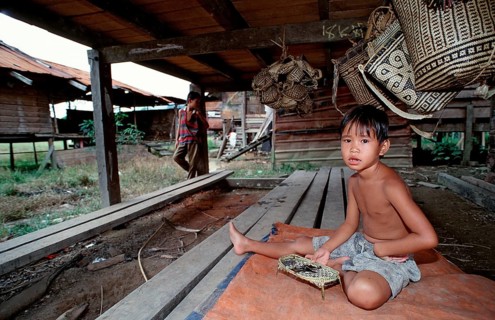 Punan Kind, Borneo, Sarawak, Gunung Mulu NP, Malaysia, Asia