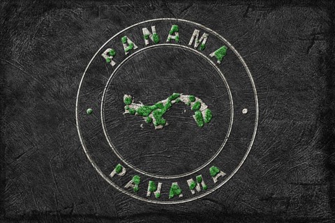 Map of Panama Reforestation Green Agenda, Climate Message
