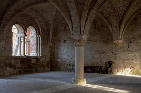 San Galgano, Cistercian monastery ruins, chapter house