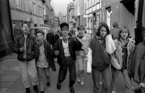 Germany, Schwerin, 02.04.1992, Young people in Schwerin, Europe