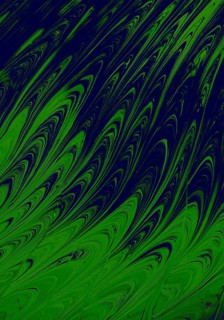 Traditional Ottoman Turkish marbling art patterns as abstract colorful background