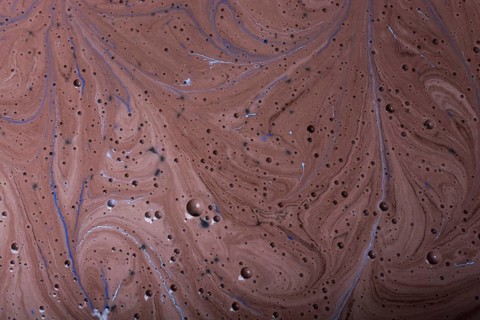 Beautiful abstract art of Ebru marbling painting techniques on water with paints