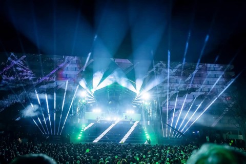 Opening party for the European Capital of Culture, with 80, 000 guests and several stages,