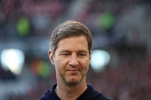 Jochen Saier (SC Freiburg Sports Director) at the 1st FBL match: 24-25: 1st FBL: 24-25: 9th Sptg.