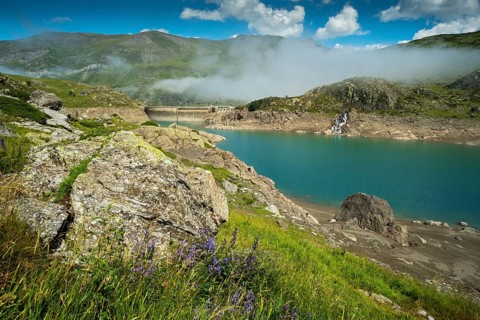 Lac des Gloriettes, Gloriettes Dam, Hautes Pyrenees, France, Europe