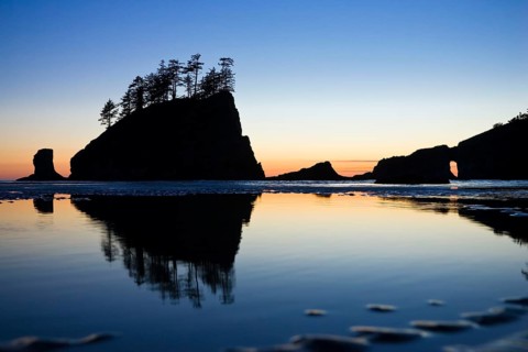 Rialto Beach, West Coast, Olympic Peninsula, Washington, USA, North America