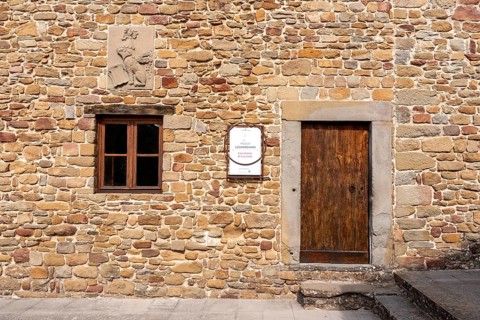 VINCI, ITALY, SEPTEMBER 19, 2023, Birth house of famous genius Leonardo da Vinci