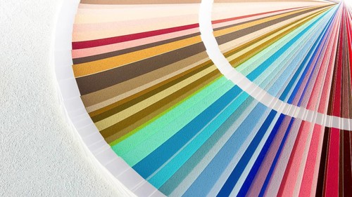 Sample Colors Catalog. Color Palette Guide