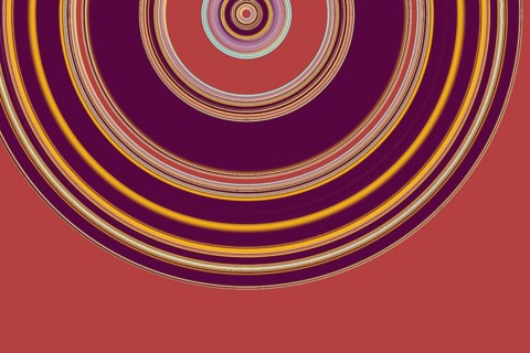 Abstract colorful semi circle geometric pattern design and background