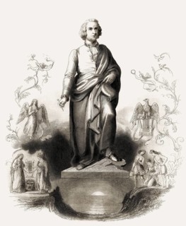Glorification of Wolfgang Amadeus Mozart, 1756 – 1791, composer of classical music, First Viennese