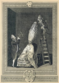 Fashion, caricature, 1780