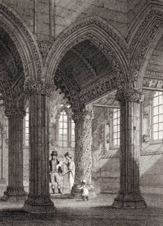Rosslyn Chapel, Roslin, Midlothian, Scotland, 19th century, Views in Edinburgh by J. & H. S. Storer