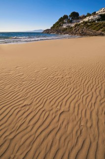 Cala Crancs Salou beach in Tarragona of Catalonia