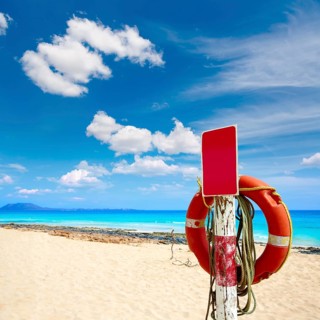 Corralejo Beach Fuerteventura at Canary Islands of Spain