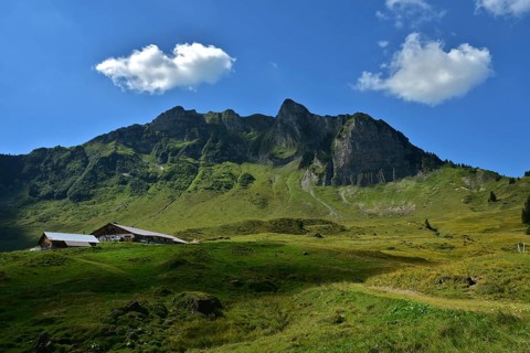 Bregenzerwald, Vorarlberg, Austria, Oberealpe with Klippern, Austria, Oberealpe with Klippern,