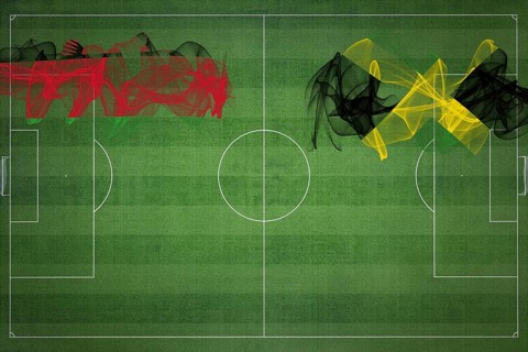 Malawi vs Jamaica Soccer Match, national colors, national flags, soccer field, football game,