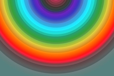 Abstract colorful semi circle geometric pattern design and background