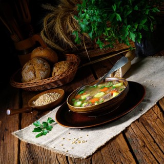 Krupnik a delicious Polish barley soup