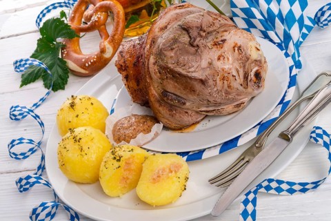 Schweinshaxe - pork knuckle on Bavarian