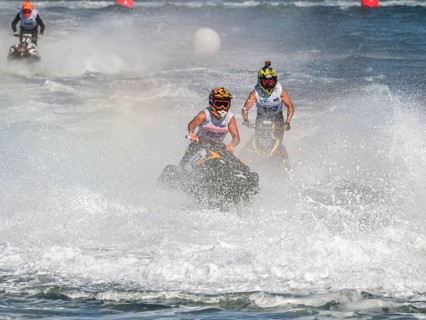 Olbia, Italy - September 16 - 20192 Aquabike world Championship gran prix of Italy