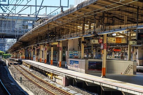 Image of Yokohama Station with no people. Shooting Location: Yokohama-city kanagawa prefecture