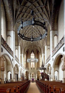 Castle church, view to the east, St., Sankt, Saint