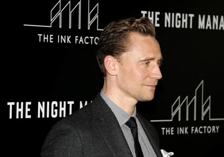 Tom Hiddleston at the Los Angeles premiere of AMC's 'The Night Manager' held at the DGA Theater in