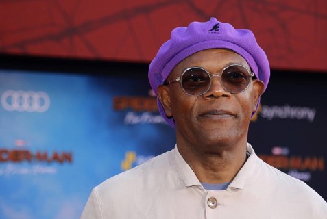 Samuel L. Jackson at the World premiere of 'Spider-Man Far From Home' held at the TCL Chinese