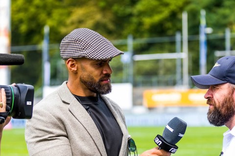 ELF/ Game : Munich Ravens at Stuttgart Surge on Aug. 13. 2023, in the Gazi Stadium, Stuttgart,