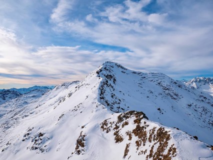 Vallecetta mountain in the alps of Valtellina