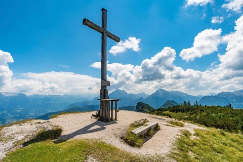 Fantastic hike to the stone Agnes to the Karkopf in the Berchtesgaden Alps