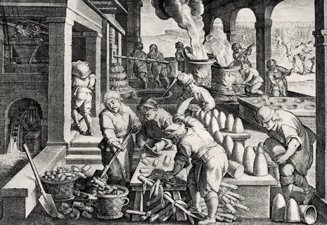 Sugar production, 16th century