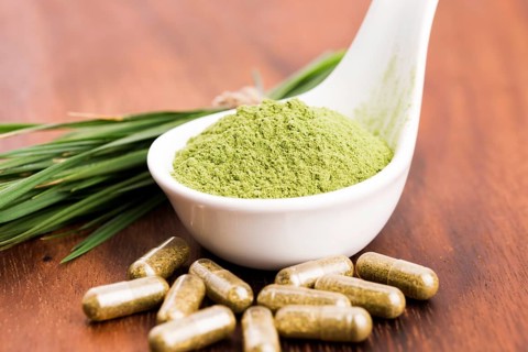 Young barley graß Detox superfood