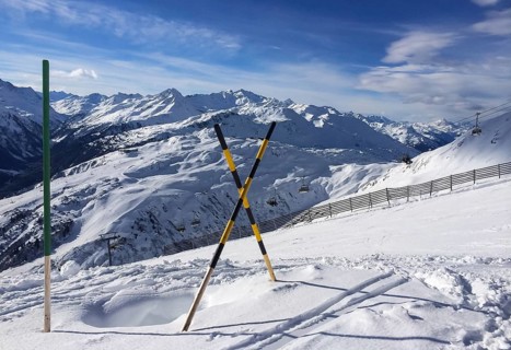 Winter landscape in St.Christoph in Aaustria