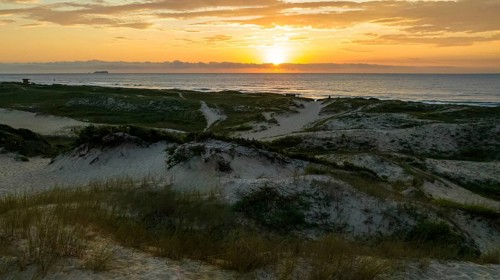 Florianópolis, Campeche beach during sunrise. Brazil. Rio Tavares neighborhood