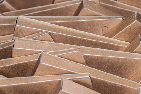 Cardboard packaging paper