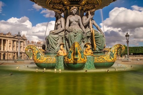 Fontaines de la Concorde at Place de la Concorde, Paris, France, Europe