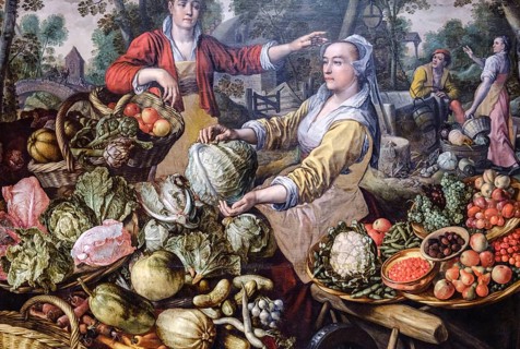Joachim Beuckelaer, The four elements: the earth, 1575, oil on canvas, National Gallery, London,