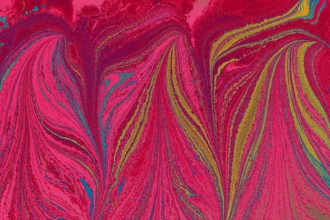 Abstract creative marble pattern texture. Traditional art of Ebru marbling
