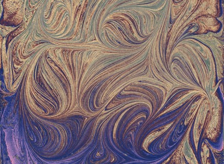 Abstract creative marble pattern texture. Traditional art of Ebru marbling