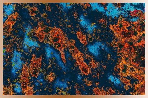 Traditional Ottoman Turkish abstract marbling art patterns as background