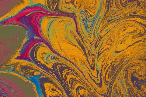 Abstract creative marble pattern texture. Traditional art of Ebru marbling