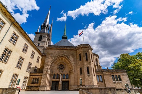 Notre-Dame Cathedral, a Catholic Cathedral in Luxembourg City